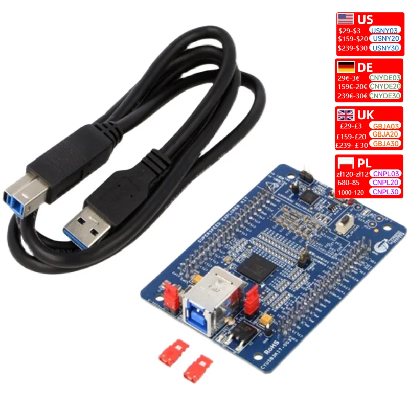 CYUSB3KIT-003 High Speed Interface Development Board Tool USB3.0 CYUSB3014 FX3