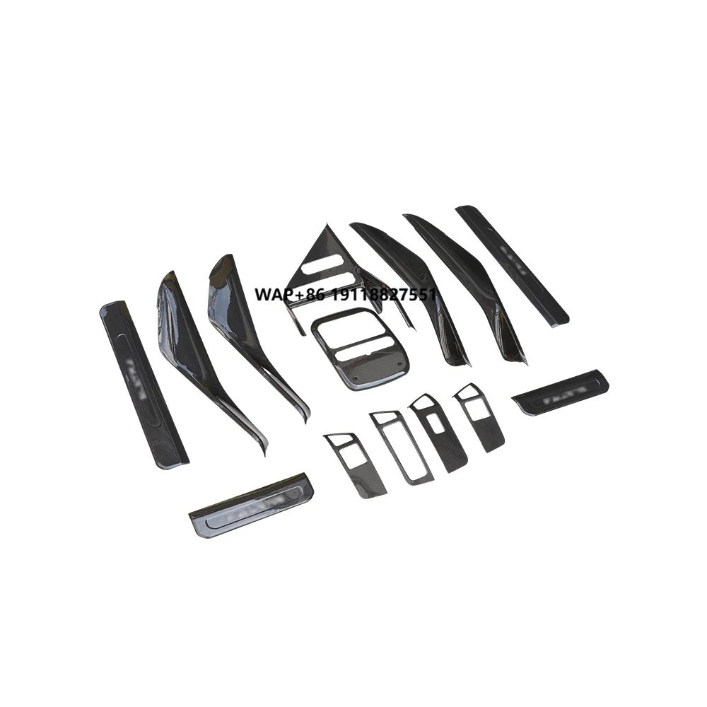 OEM Style Car Carbon Fiber Left Drive Door Window Lifting Panel Buttons Cover for Lotus Eletre R+