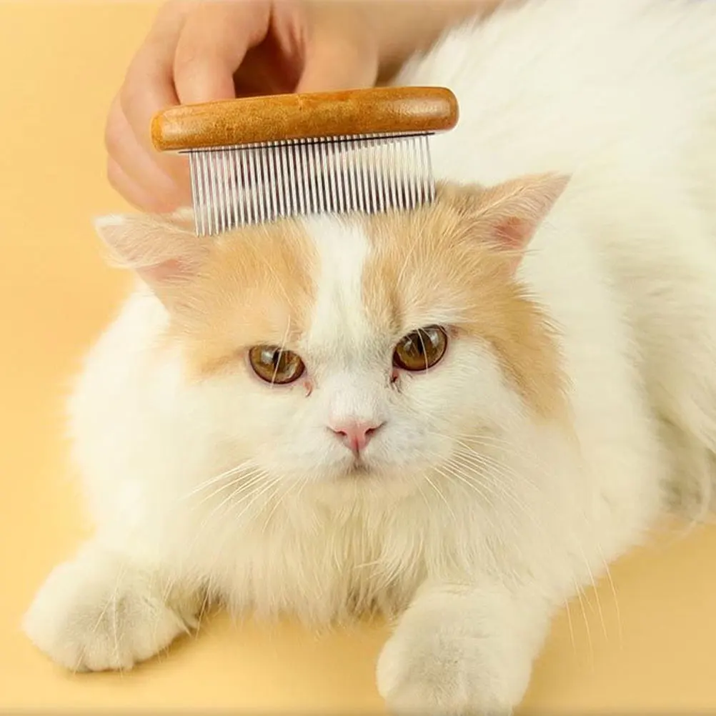 

Pet Grooming Comb Handheld Tools Dog Clean Brush Removal Device Remover Shiny Hair Healthy Puppy Groom Accessory Stainless