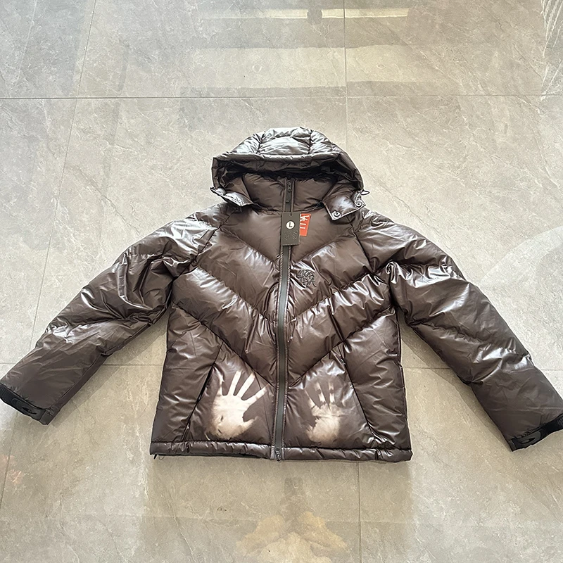 

Куртка унисекс из хлопка с утеплителем, теплая, утолщенная, с объемным логотипом, свободного кроя, в стиле Y2K, для мужчин и женщин, европейский уличный стиль