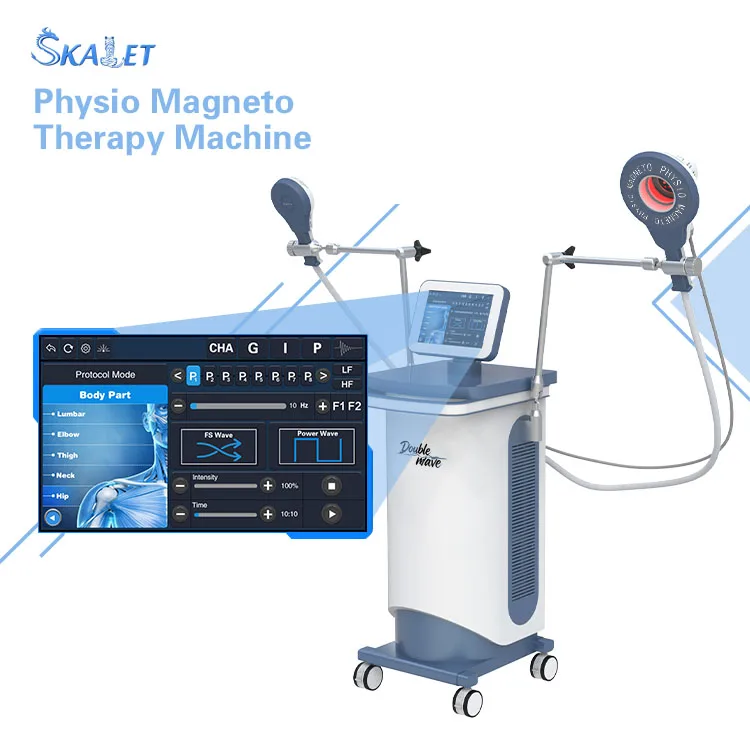 Skalet Standing 2 In 1 Magnetic Physical Therapy Ring Pain Relief Device Equipped With Two Versatile Arms Pemf Magnetic Magneto