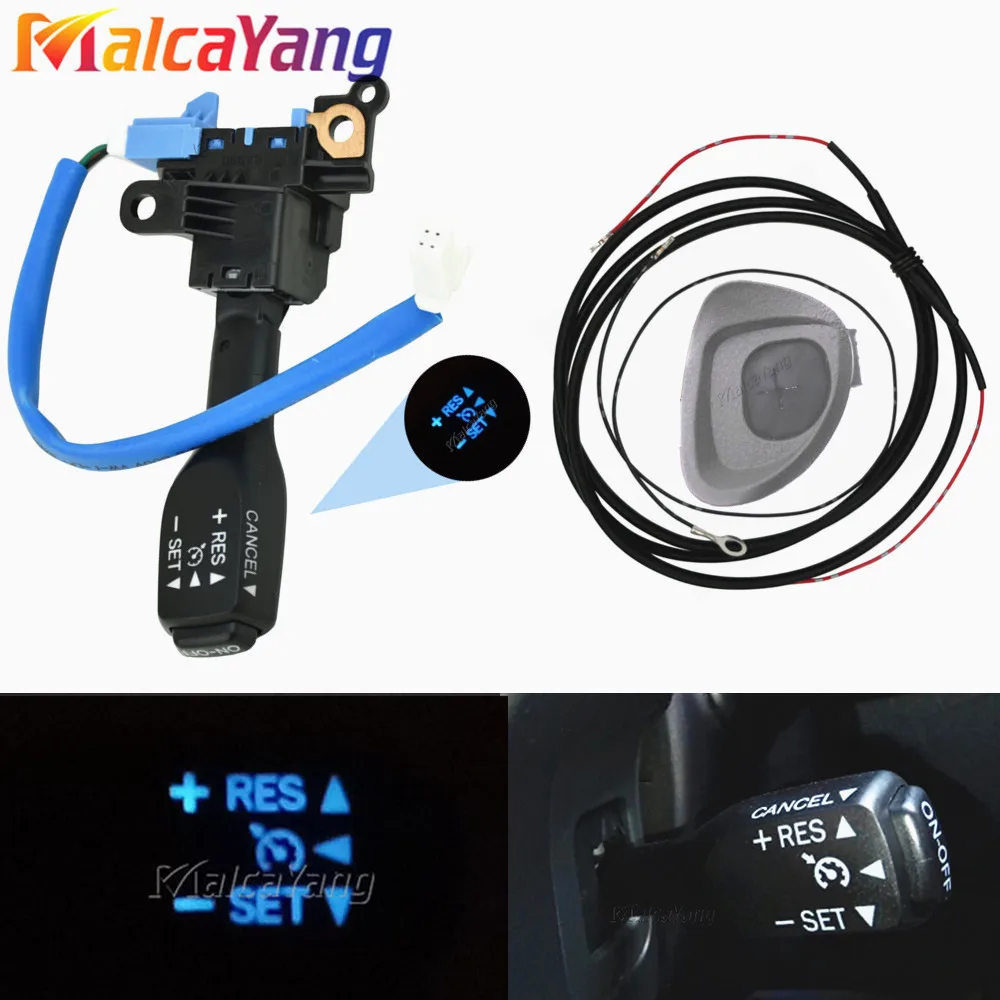 LED Blue Bag Cruise Control Switch 45186-06210-C0 846320F010 ForToyota Camry Corolla Highlander RAV4  2009 2010 2011 2012-2015