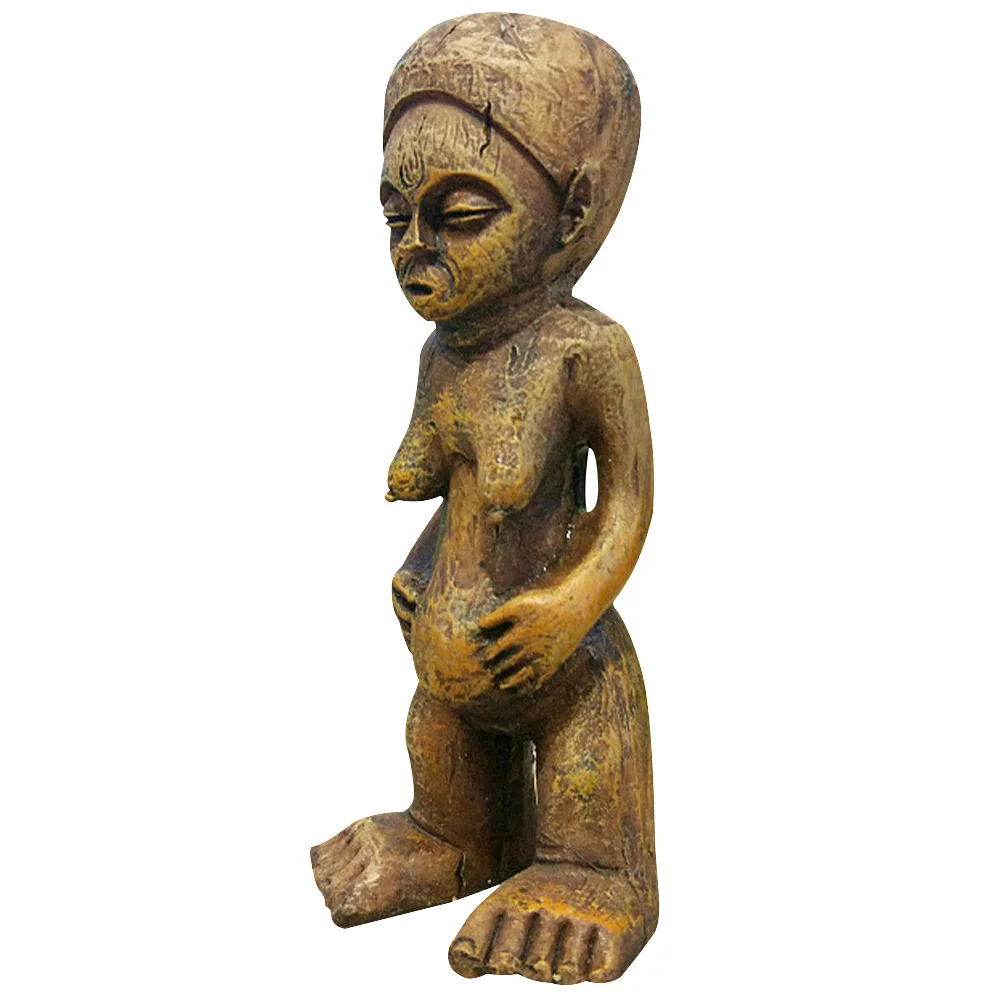 

Figurine Sculpture Resin Craft Home Decoration Desktop Statue Crafts Vintage African Tabletop Women Figure Woman