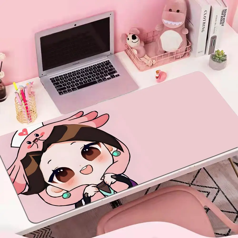 Valorant سيليكون وسادة كبيرة/صغيرة إلى الماوس لعبة الجدول البساط الكمبيوتر المحمول دفتر المطاط بالجملة حصيرة 90x40 لوحة الماوس لطيف #1