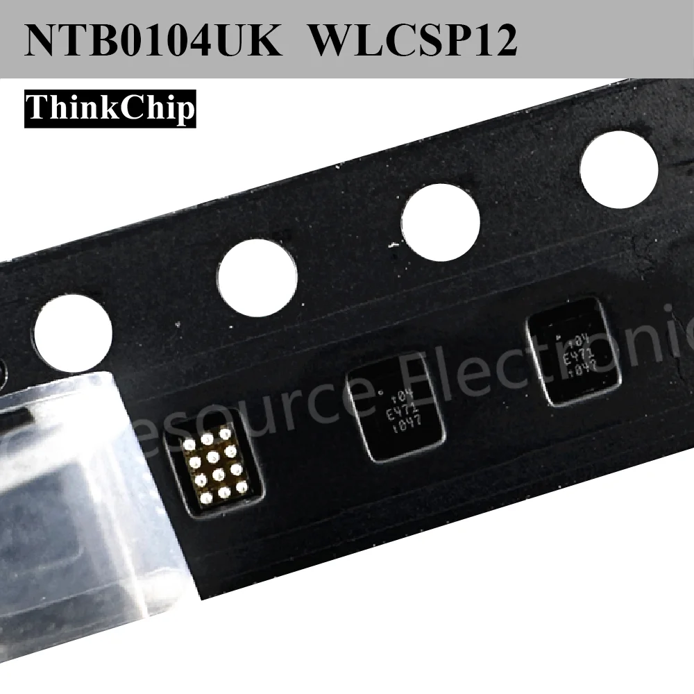 (10 pcs) NTB0104UK WLCSP12 (Marking E471) 4-Bit Bidirectional Level Shifter Auto Direction Sensing For GPIO I2C