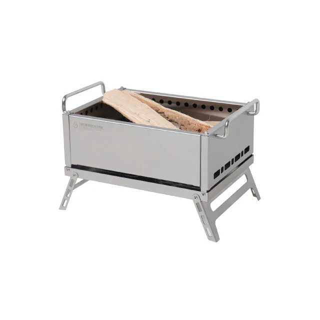 

Складной гриль-барбекю из нержавеющей стали с IGT-совместимой 3-ходовой уличной кухонной плитой и костра для кемпинга, гриль Bonfires GGUBUS