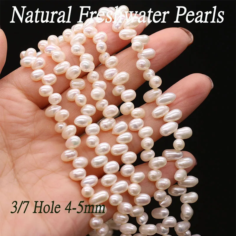 100% Natural Zhuji Freshwater Culture Pearl Beads Loose White Pearl Bead for Jewelry Making Diy Necklace Bracelet Accessoires