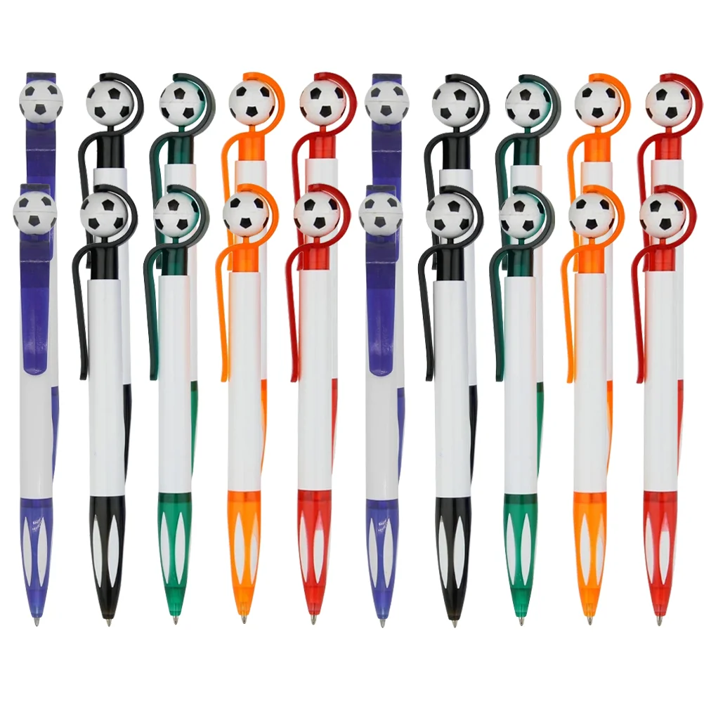 

20 Pcs Football Ballpoint Pen Scrapbook for Kids Journal Planner Pens Creative Plastic School Child Soccer Scrapbooking