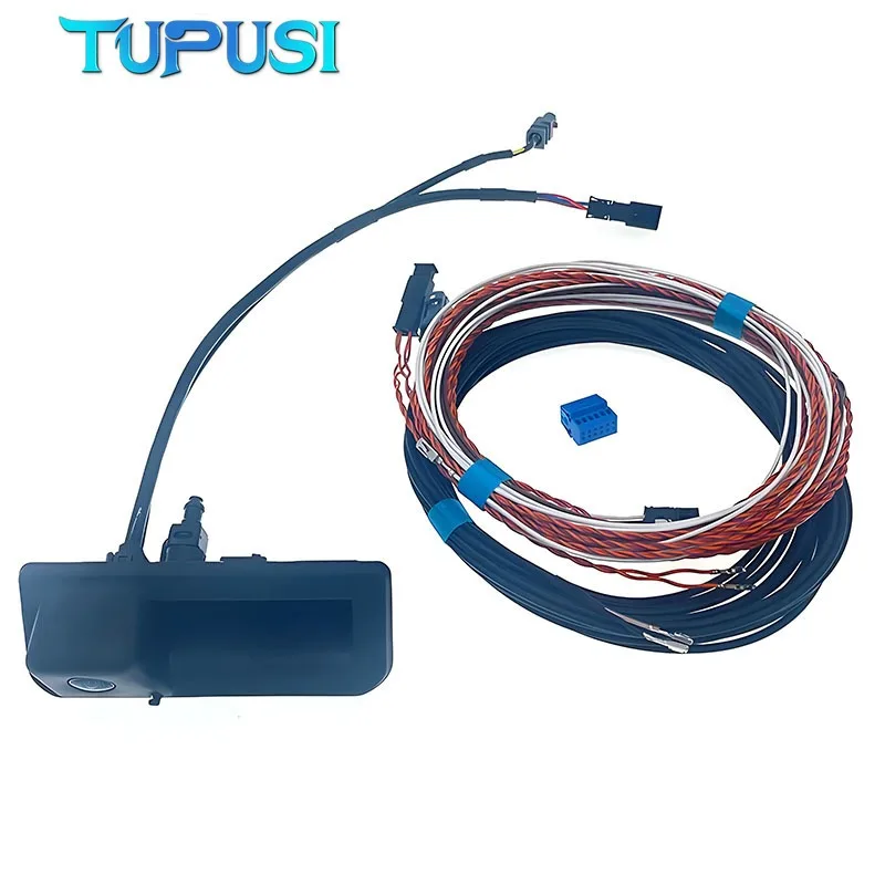 Voor Audi Q5 Q7 Q7 A6 S6 RS6 Achteruitrijcamera Kofferbak Handvat met Begeleiding Lijn Kabelboom 8W8 827 566 E 8W8827566 E 8W8827566E