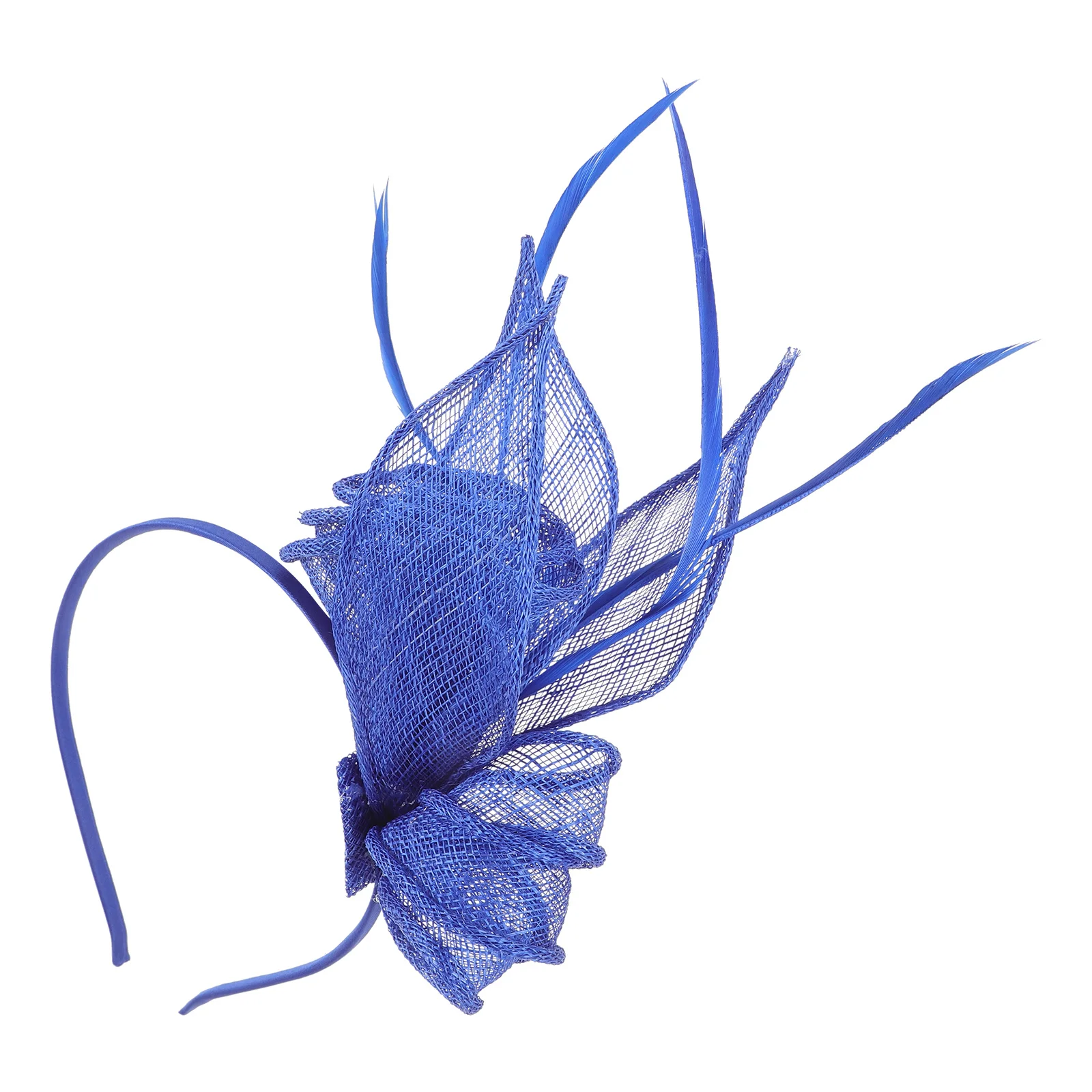 

Mesh Headband Veil Design Wedding Party Royal Fascinator Breathable Fit For Most Head Sizes Hair Styling
