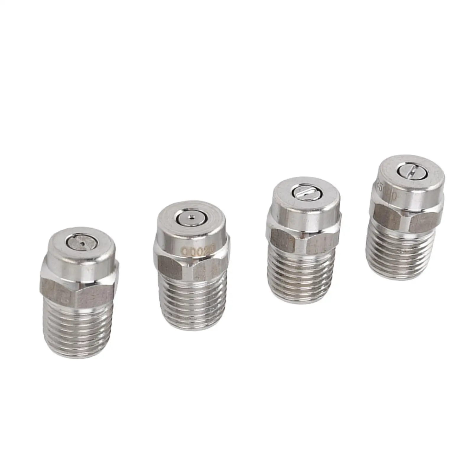 4Pcs 22mm G1/4 Stainless Steel Threaded Nozzles - for pressure Washer Accessories