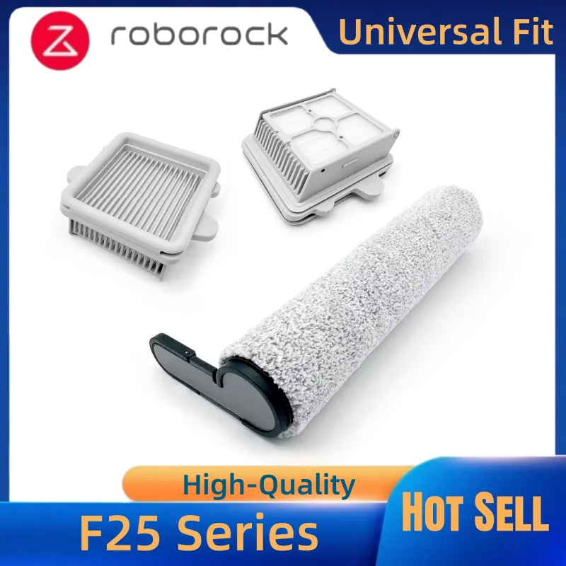 Rollenbürste und Halterung kompatibel mit Roborock A30 / F25 A30/ F25/F25 ACE/F25 RT Roboterstaubsaugern