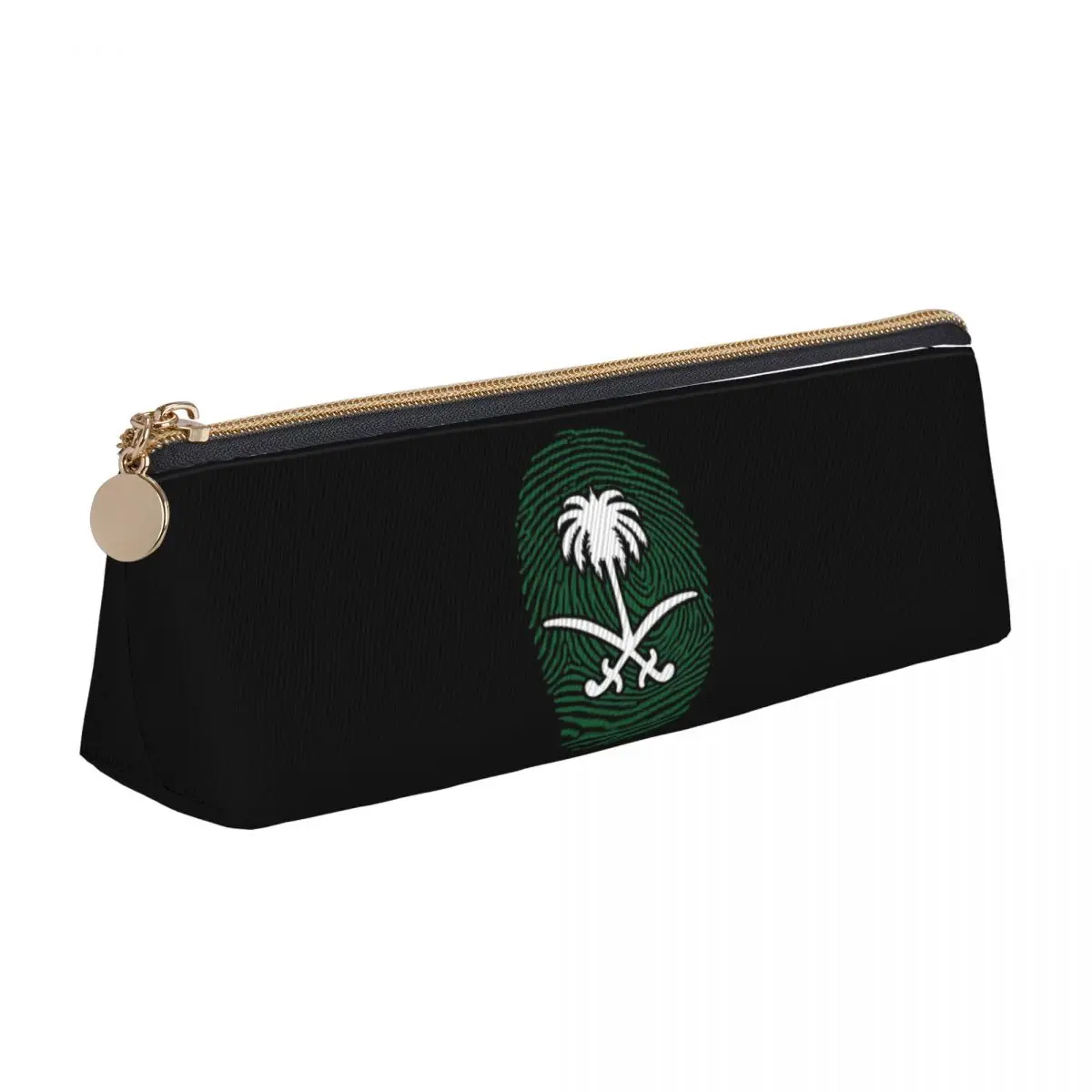 

Kingdom Of Saudi Arabia KSA Flag Pencil Case for Boy Girl School Pen Box Pencil Bag Stationery Supplies Pen Holder Bag