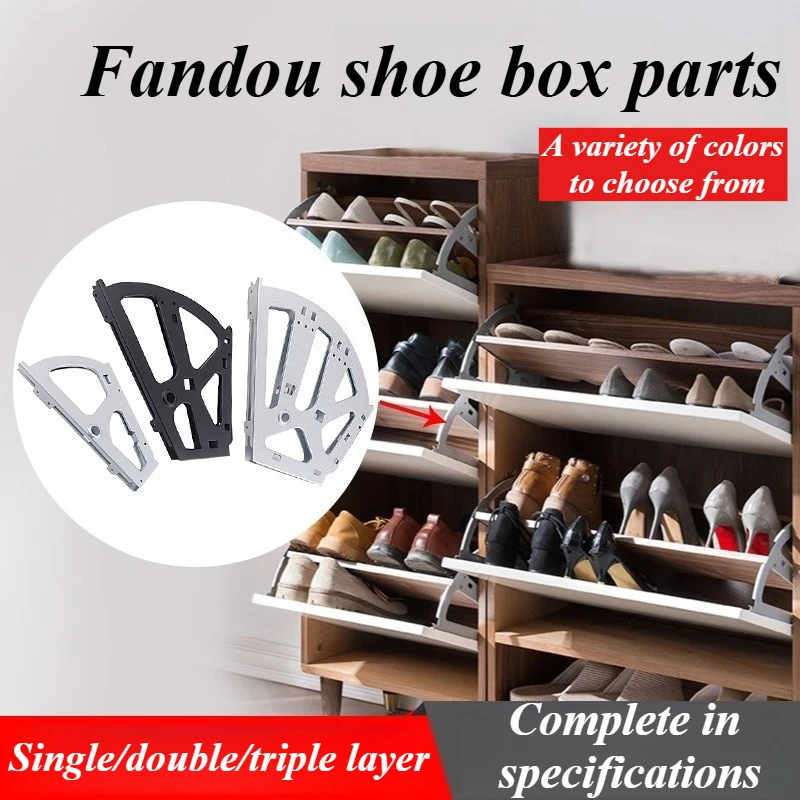 Shoes Drawer Cabinet Hinge Rack Stainless Steel Foldable Shelf Fitting Hardware Furniture Hinge