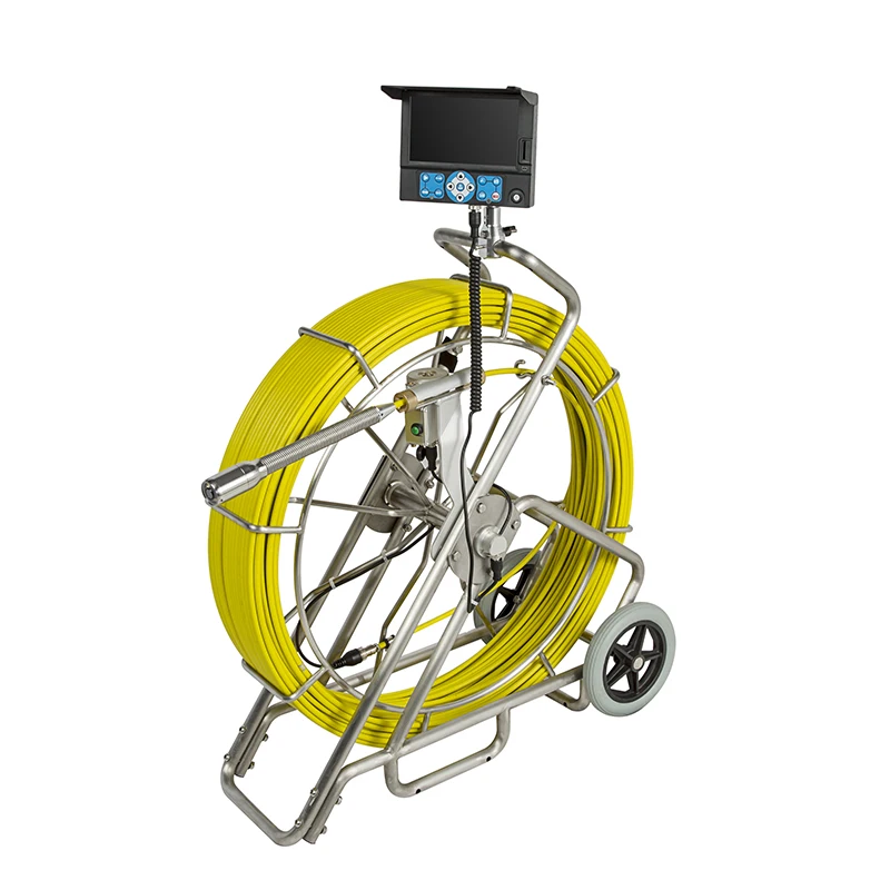 38mm Camera Head Pipe Inspection Camera - 9mm Cable and 60m/200ft ~ 120m/400ft Fiberglass cable 3299F