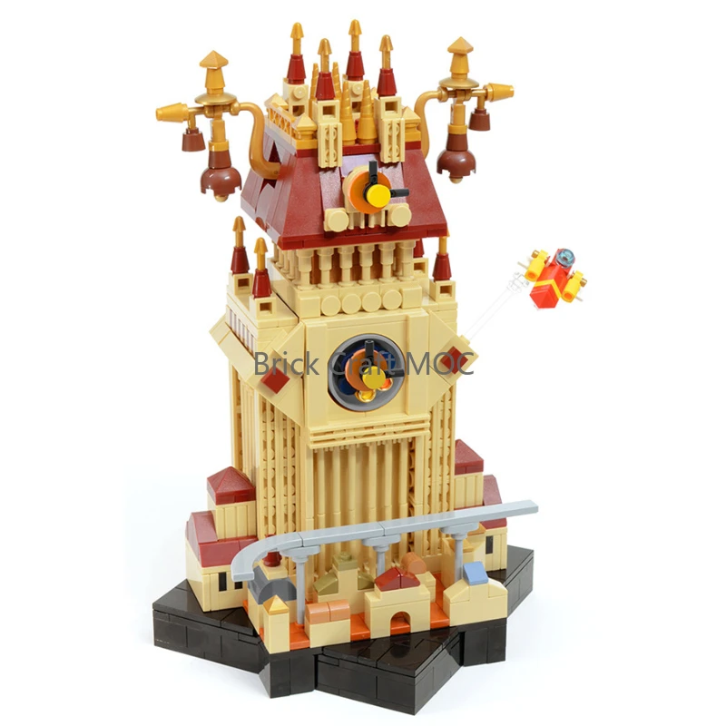 

MOC-100918 Fantasy Clock Tower Building Blocks Set - Retro Gothic Clock Tower Model Kit for Adults Collection