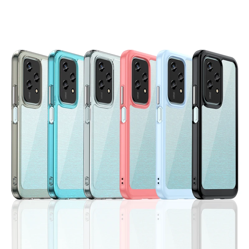 Transparent Colorful TPU Case for Honor 200 Lite 90 Smart 70 Magic 6 Pro X9B X7B X8B X8A Protective Cover Fundas Coque Capa