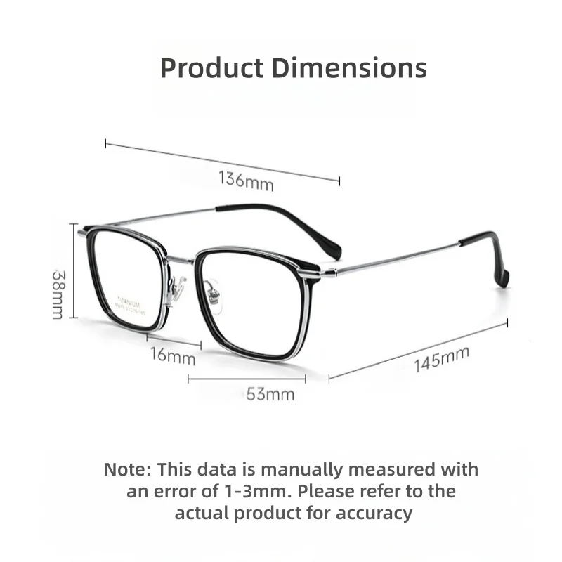 DIEDIESEE جديد الرجال ريترو RT والتيتانيوم إطار العين موضة مكافحة الضوء الأزرق المرأة تخصيص النظارات الطبية 69915CN