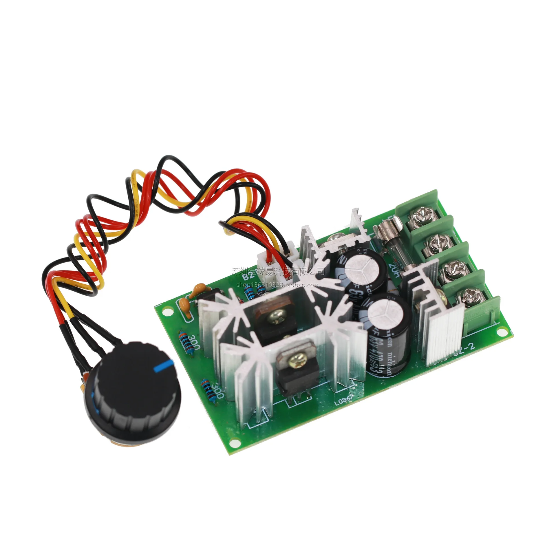 

High-Power Drive Module 20A PWM Controller Electronic Component for Electronics Projects DC Motor Speed Regulator