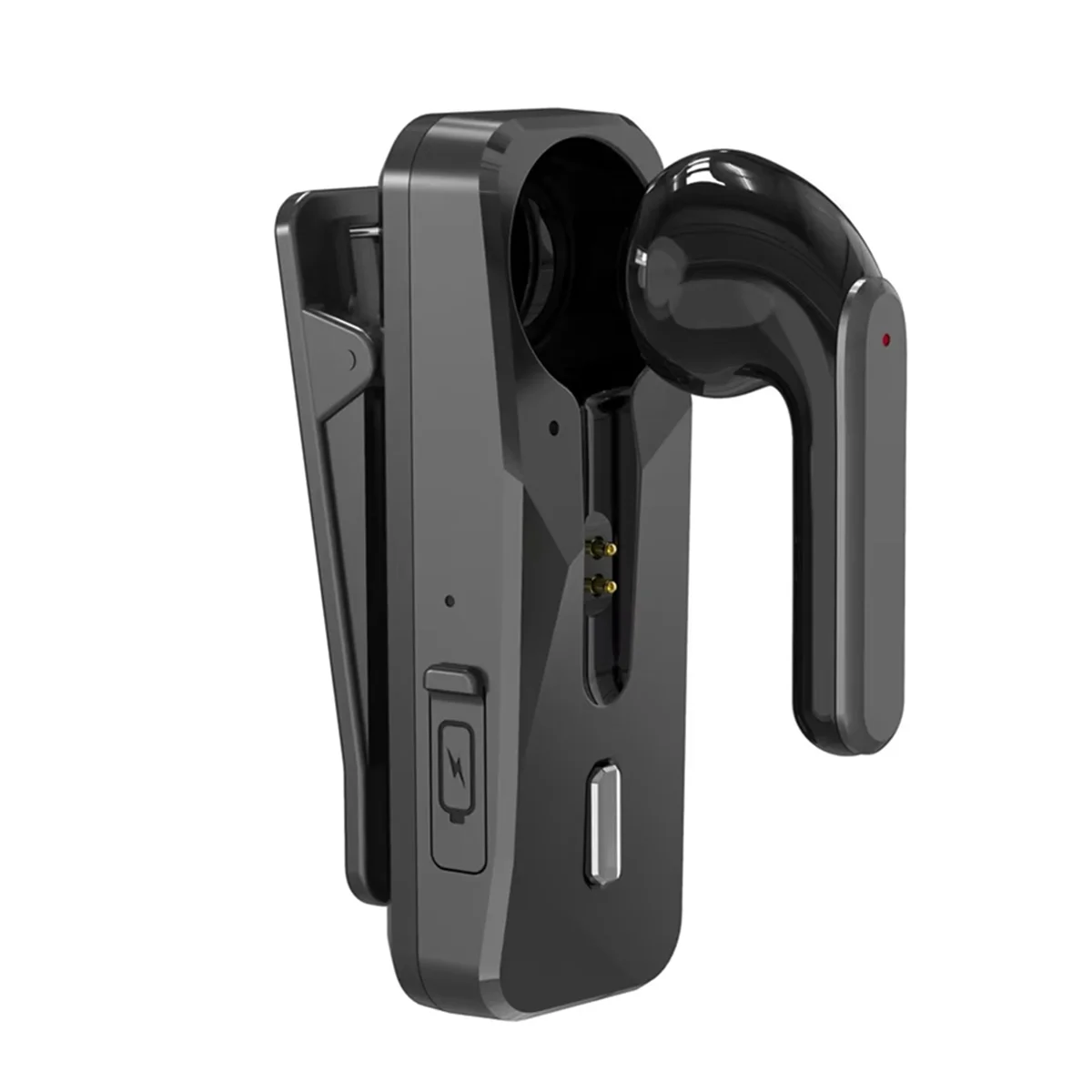 Collar Earphones Bluetooth 5.1 Wireless Headset Business Headset with Mic Sports Ear Hook Lotus One Ear Handsfree