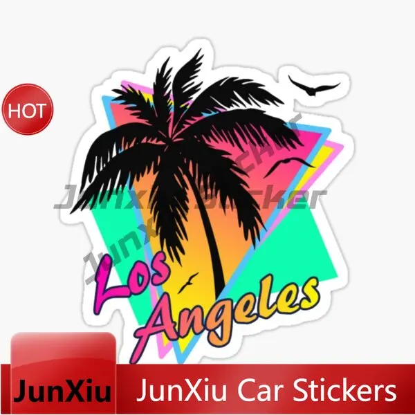 LOS ANGELES CALIFORNIA Car Sticker Motorcycle Laptop Camper Wall Bicycle Waterproof PVC Accessories Vinyl Self-adhesive Decals - view 6