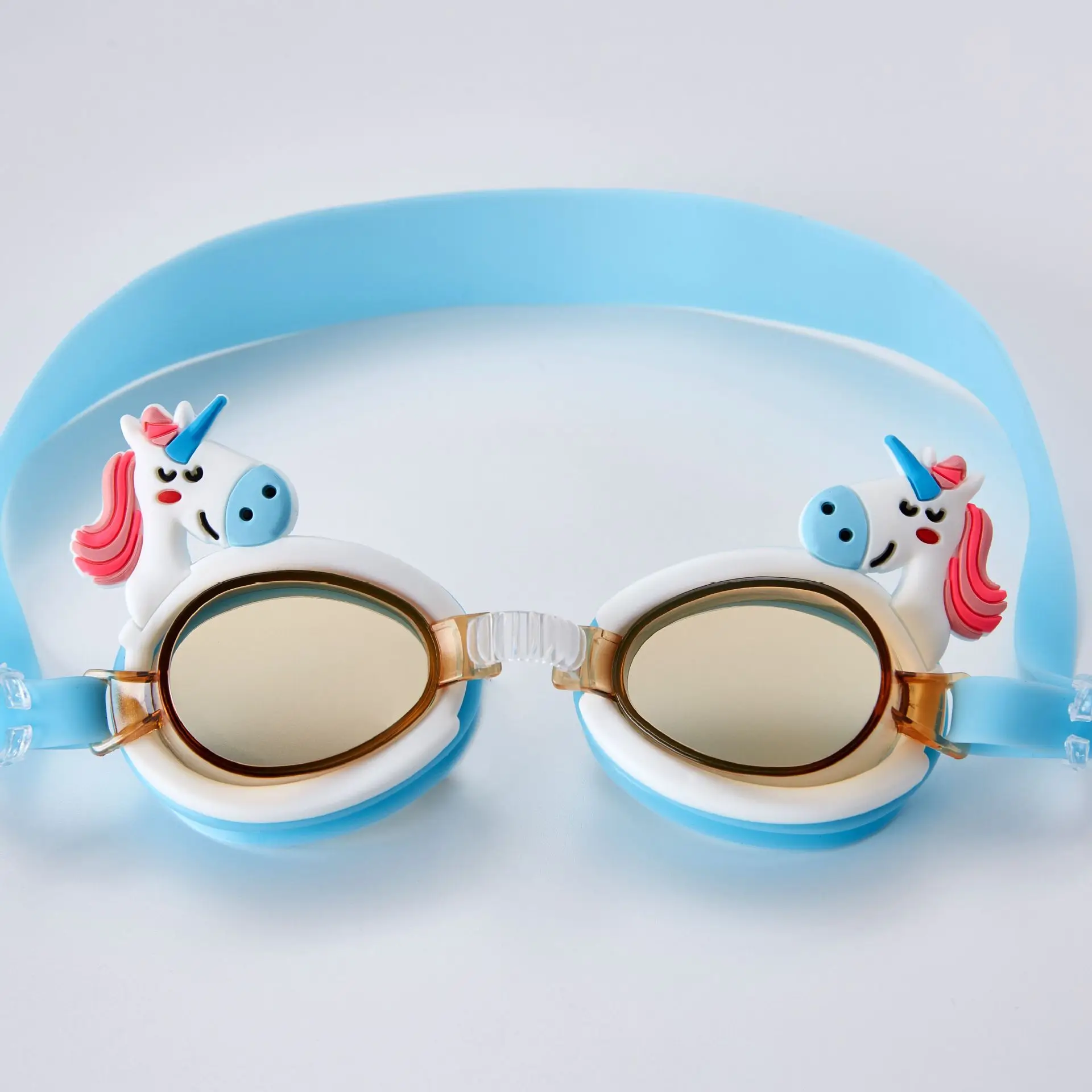 Best Children Swimming Goggles Cute Cartoon Fog-proof Goggles for Children The Mirror Band Is Adjustable Accept Wholesale