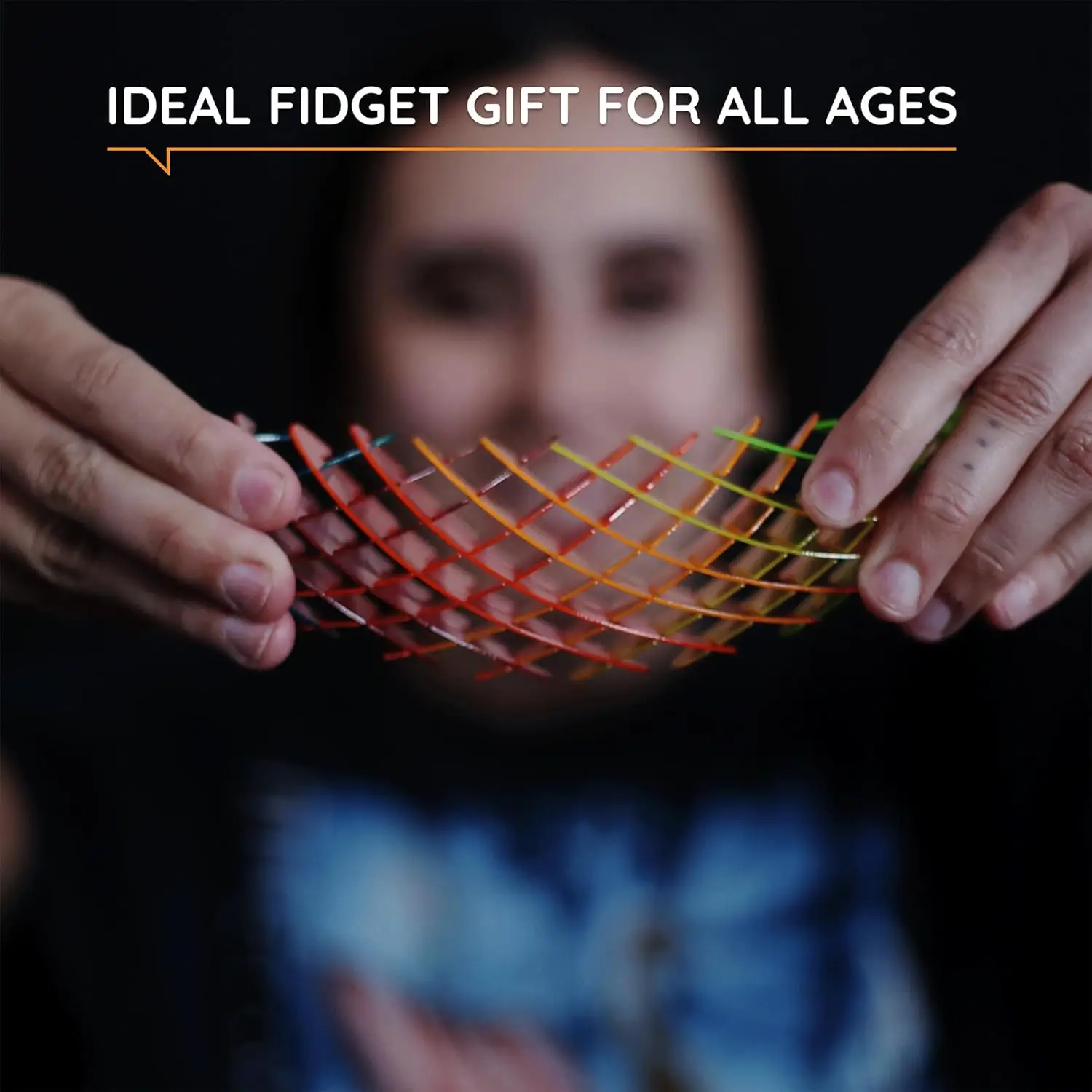 ของเล่นหนอนบิดงอ - ของเล่นหนอน 3 มิติ ยืดหยุ่น สำหรับวัยรุ่นและผู้ใหญ่ – ยืดได้ เงียบ ช่วยคลายความเครียดและความวิตกกังวล เสริมสมาธิ