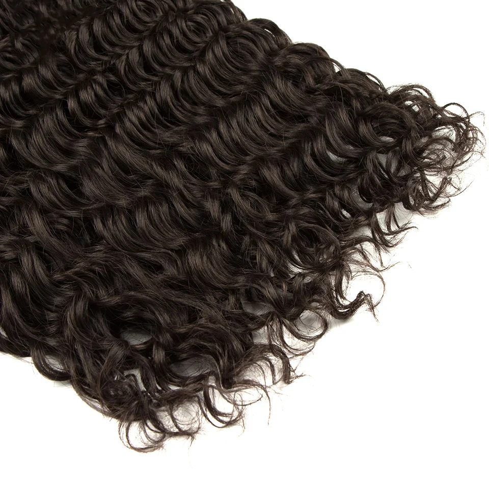 Edles Tiefwelliges Twist-Häkelhaar Synthetisches Afro-Lockenhaar Häkelzöpfe Hochtemperaturfaser Flechthaarverlängerungen – Detail 5