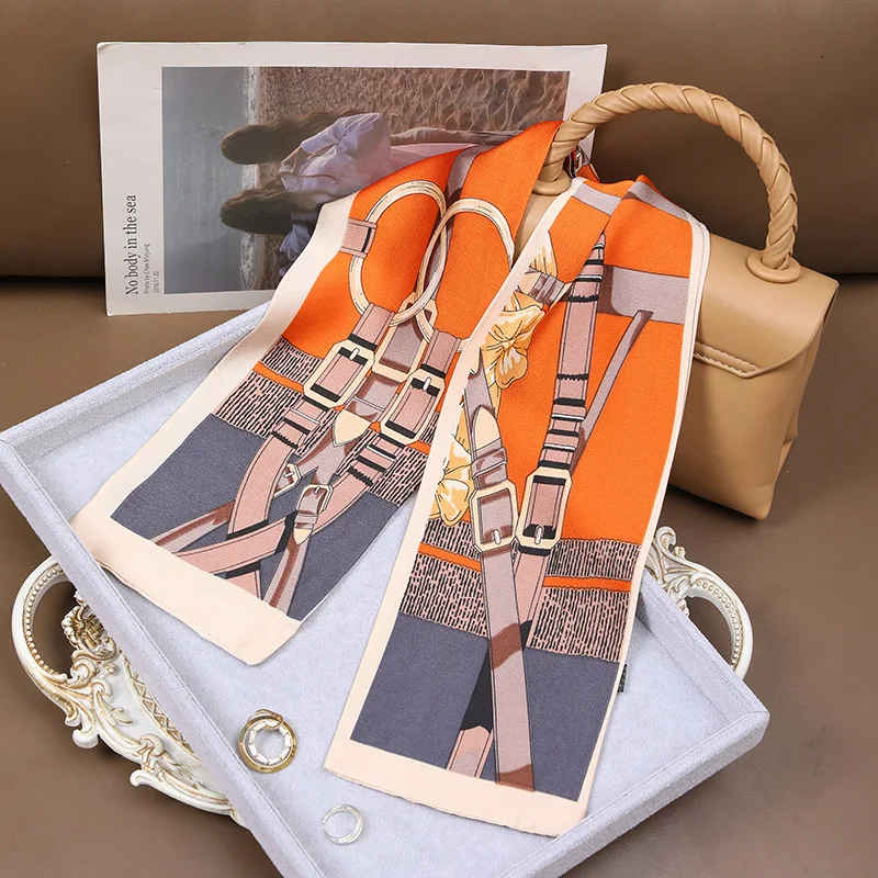 Chic Designer Silk Scarf: The Ultimate Accessory to Enhance Your Style with Suit or Shirt