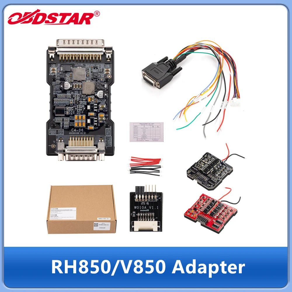 

Адаптер OBDSTAR MQB All Keys Lost RH850/V850 для сброса подушки безопасности, BCM, ELV, IMMO Data/Pincode Read, приборная панель,