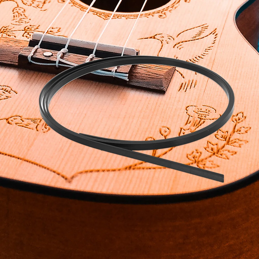 

10 Pcs Guitar Binding Strips 1650x6x1.5mm Black ABS Edge Protector Decorative Trim for Guitar Body Edge Trim Accessories