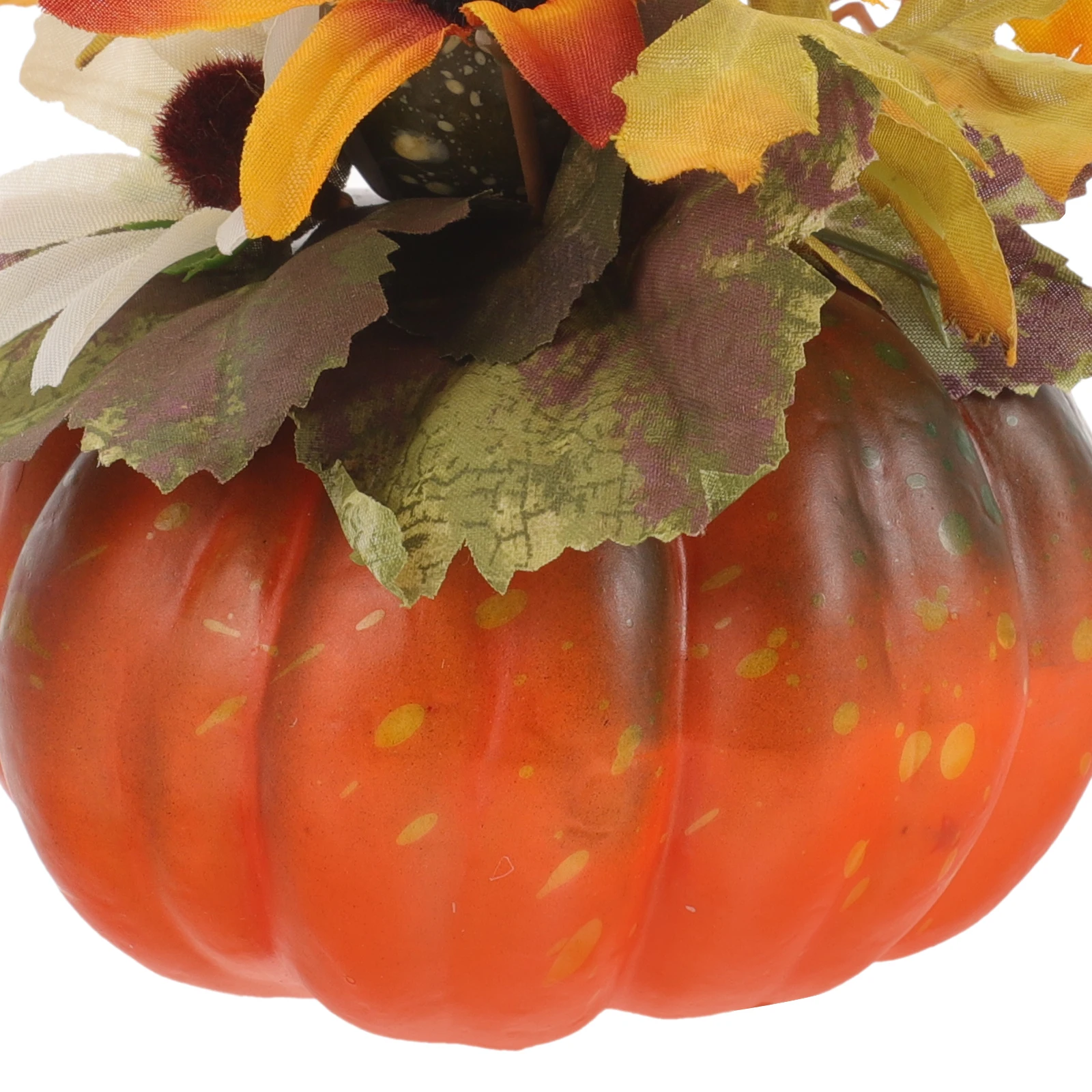 

3 Pcs Pumpkin Maple Leaf Ornament Color Autumn Home Decor Ornaments Artificial Decoration Fake Statue