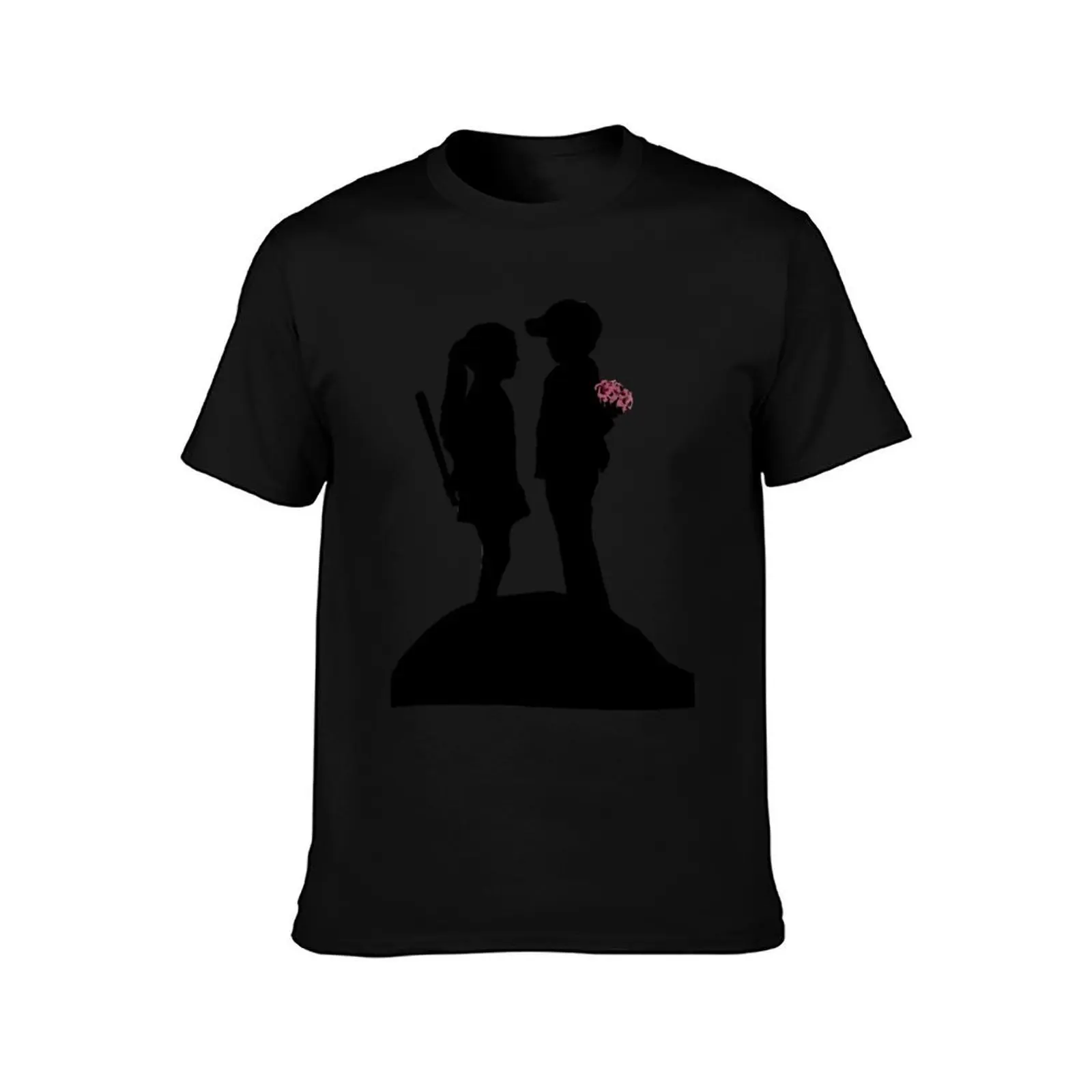 boy meets girl T-Shirt Plus Size Summer Short Sleeve T-Shirt