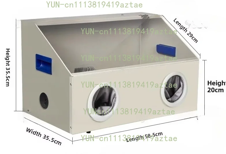 Grinding Dust Box with Light Versatile Convenient Dustproof Box for Wood Carving Sanding Polishing Work Engraving Metal