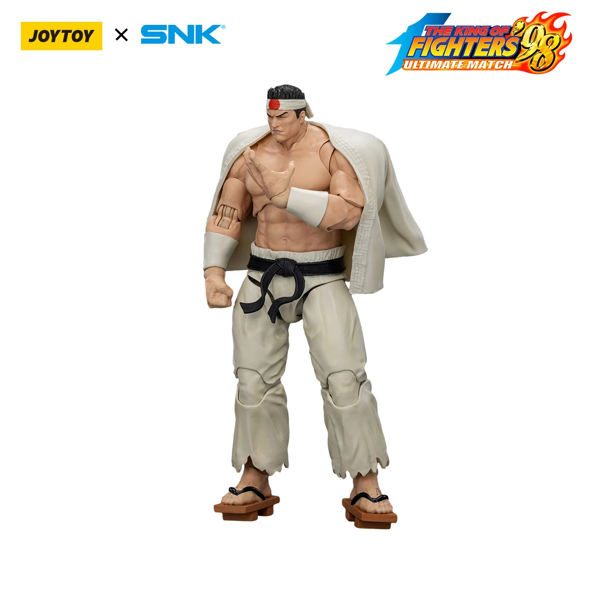 JOYTOY SNK 1/18 Action Figures KOF 98UM Hero Team Kyo Kusanagi Goro Daimon Benimaru Nikaido view 4