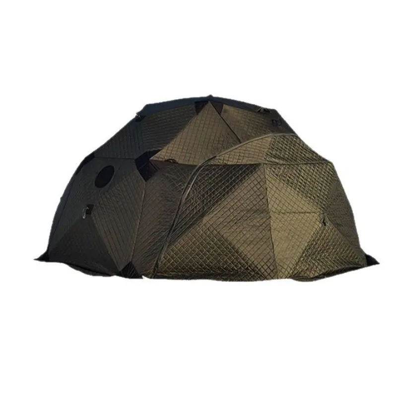 

TPU Large Window Cotton Ball Tent - Winter Tent, Easy To Carry, Warm, Suitable for Fishing and Camping, Multi-person Tent