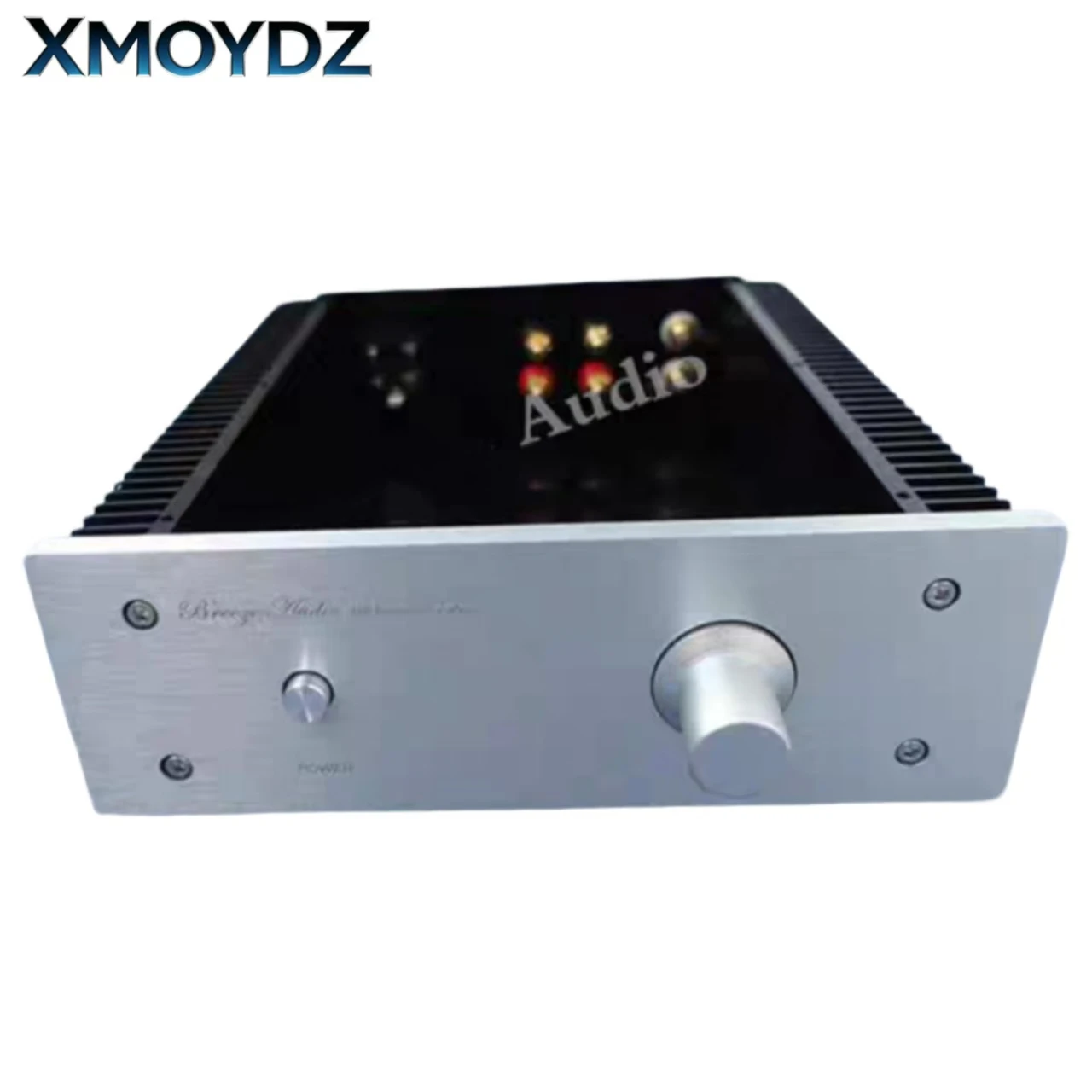 All Aluminum Amplifier Chassis Dual Side Cooling Brushed Anodized HiFi Power Amp Preamplifier DAC DIY Case Shell 212*70*257mm