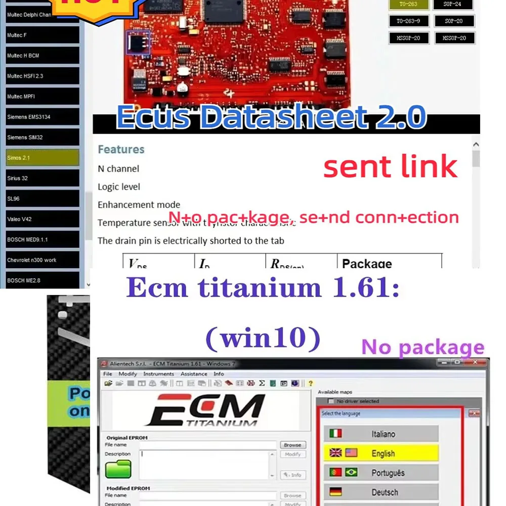 ECM TITANIUM 1.61+Ecus Datasheet 2.0 Software PCB Schematics with Electronic Components of Car ECUs and Additional Information