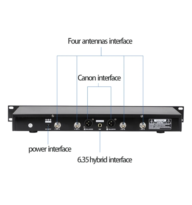 best dual channels professional UHF pll wireless microphone for karaoke teachers