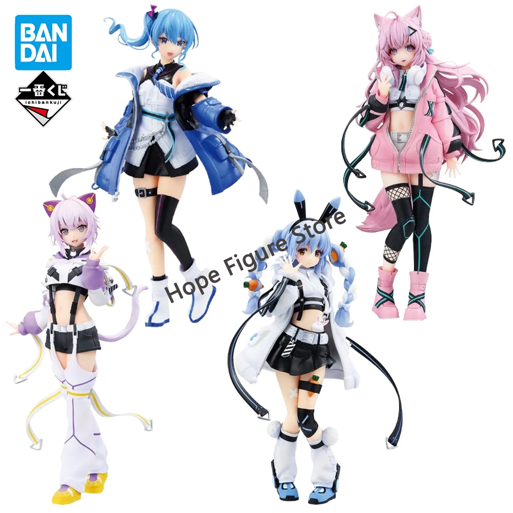 

В наличии оригинальная фигурка BANDAI Ichiban Kuji Hololive Nekomata Oayu Hoshimati Suisei Usada Pekora Koyori, аниме-модель, игрушка