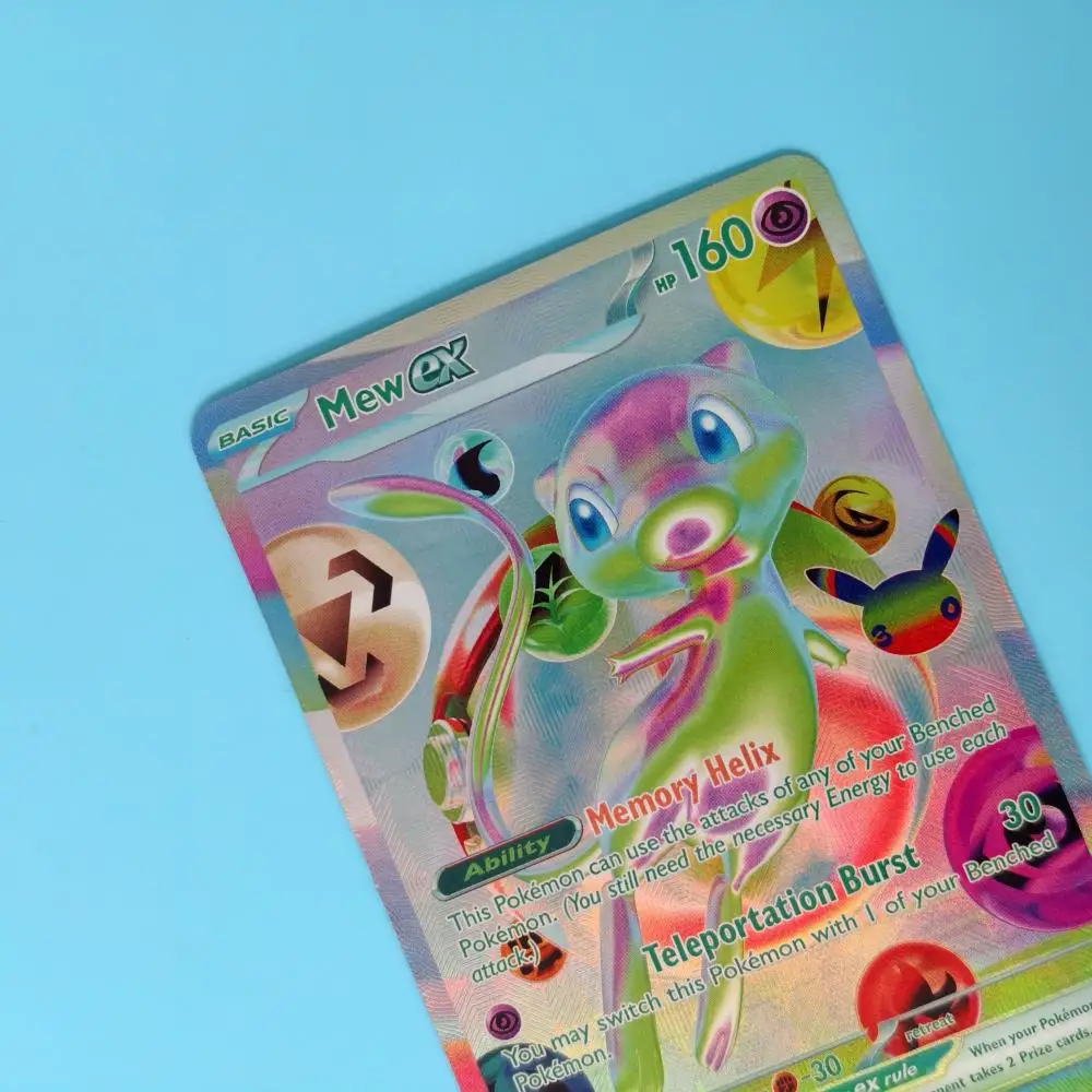 Selbstgemachte TCG-Sammelkarte 30C/MEP 30th Anniversary Seltene Karte Umbreon Espeon Mew EX Holo Englische PKM-Karten – Detail 3