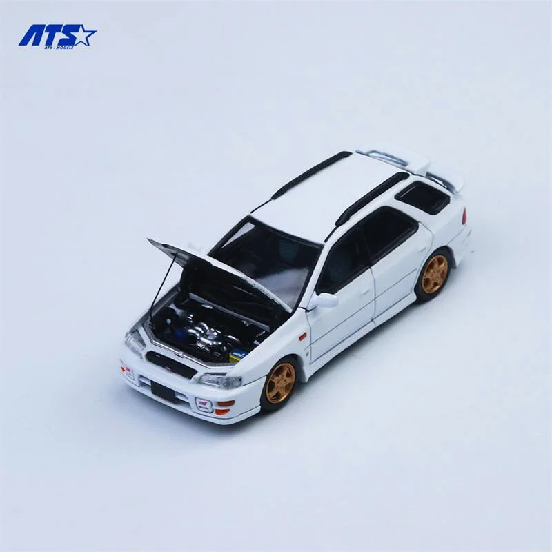 

ATS 1:64 IMPREZA WRX metallic blue / White Diecast Model Car