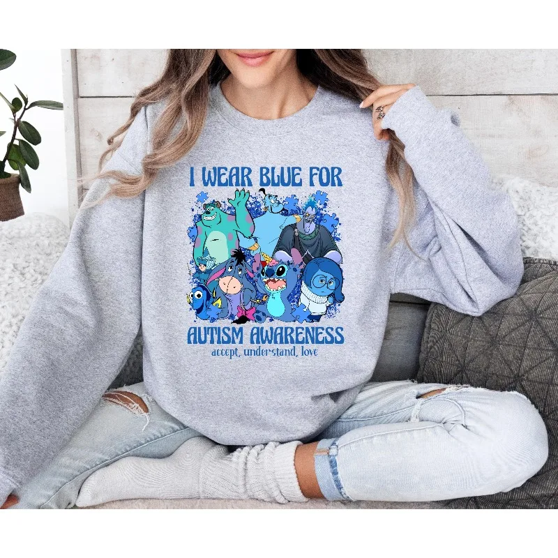 هوديي نسائي بغطاء للرأس من Disney Character للخريف/الشتاء، مجموعة جديدة للرجال والنساء، ملابس شارع عصرية غير رسمية