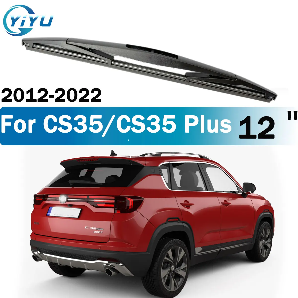 

12" Rear Wiper Blade For Changan CS35 2012-2022 CS35 Plus Windscreen Window Brushes Accessories