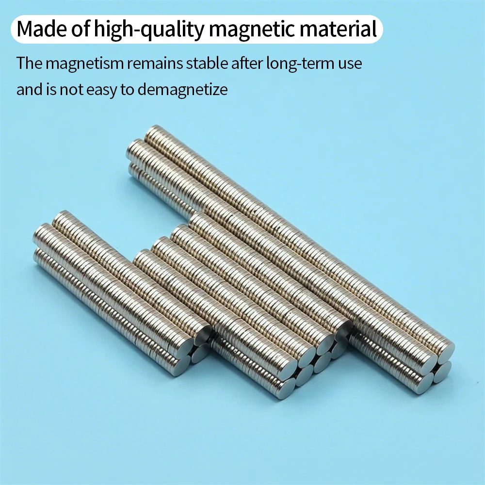 Neodymium Magnet High Density Magnetic Alloy Disc 5x1mm Strong Suction Anti-Rust DIY Craft Model Building