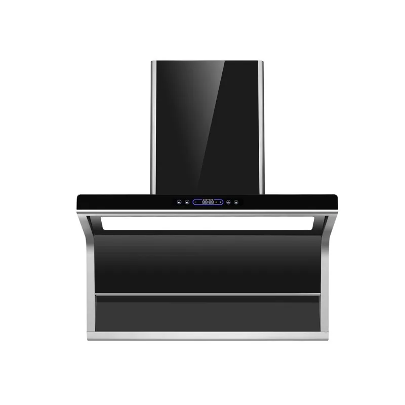 

Range hood Household kitchen Top side Double suction large suction automatic cleaning hood stove set