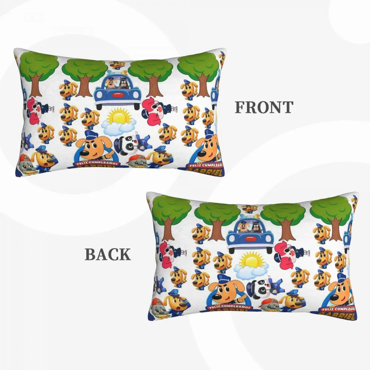 توبر دي شريف لابرادور مستطيل المخدة غطاء الوسادة ديكور غرفة نوم السرير المنزل الراحة رمي وسادة