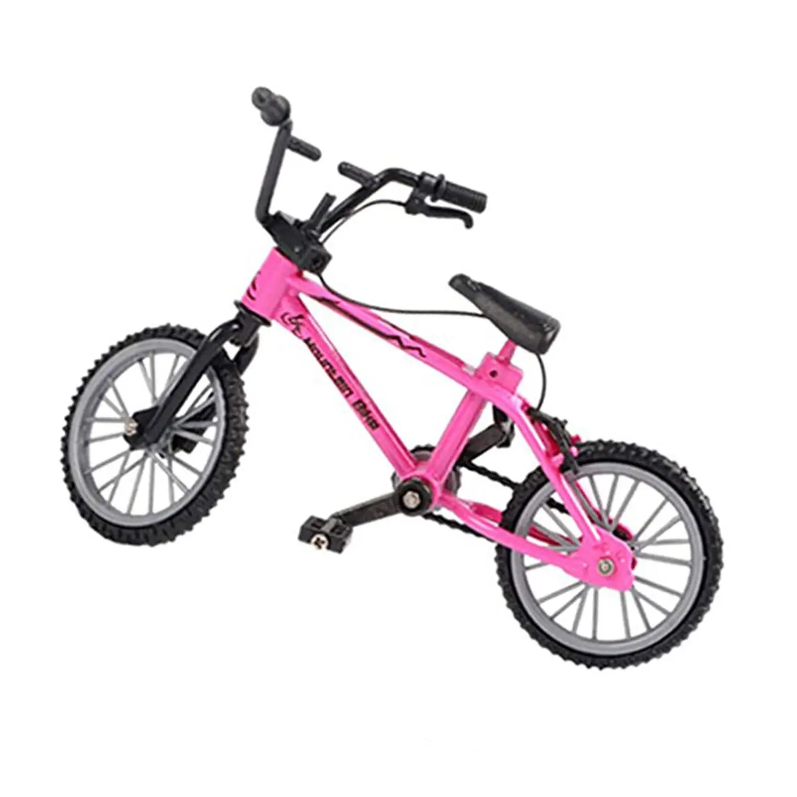 1pcs Retro Alloy Mini Finger BMX Bicycle Assembly Bike Model Toys Gadgets Gift Toys Model Mini Portable Bike For Kid