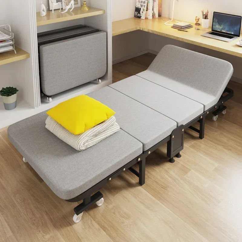 Retractable Modern Fabric Folding Beds Simple Household Furniture Hideaway Travel Portable Camping Letto Pieghevole Furniture