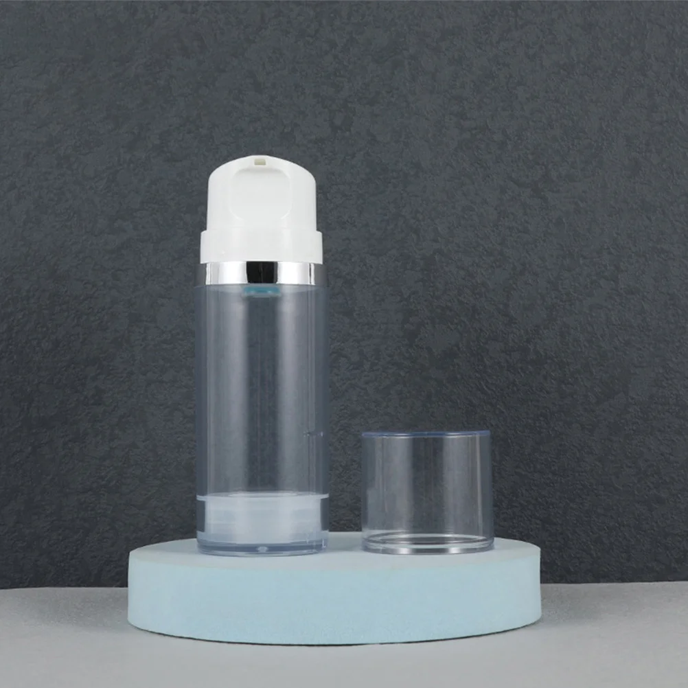 

3Pcs Airless Pump Bottle Plastic Leak-Proof Lotion Dispenser Travel Container Portable Refillable Container